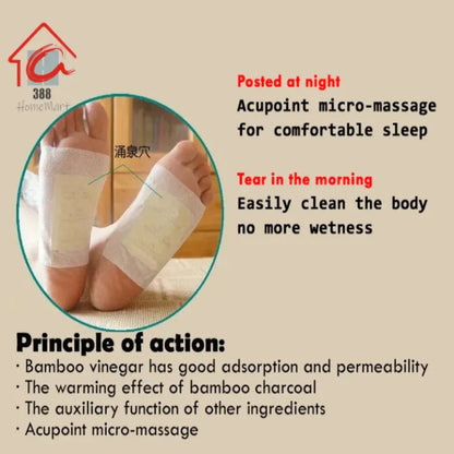 100% Herbal & Gentle Ingredient Detox Foot Pads BUY 1 GET 1 FREE