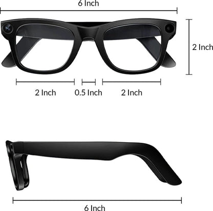 AI Smart Glasses (Gen 2) with night Vission, 12 Mp Camera & All Smart Features